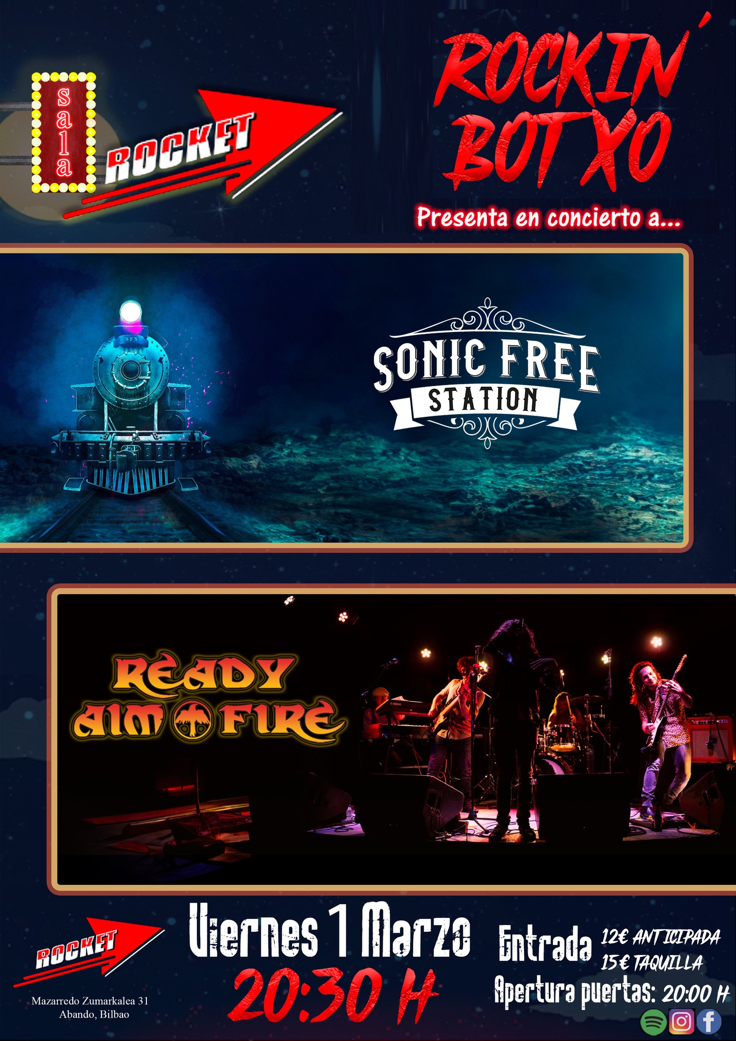 Rockin Botxo Sonic Free Station + Ready Aim Fire
