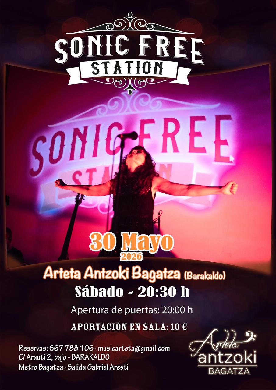 concierto sonic free station Arteta antzoki barakaldo