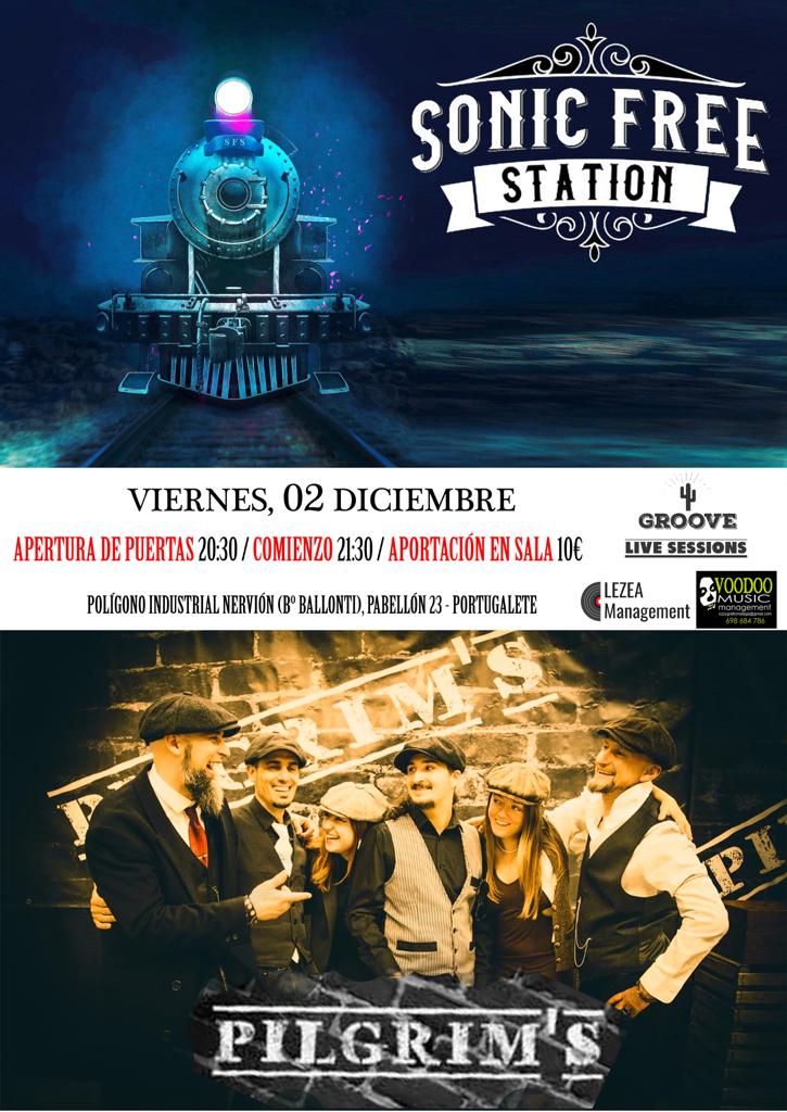 Sonic Free Station & Pilgrim's el 02-12-2022 en la sala Groove