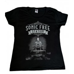 camiseta mujer sonic free station